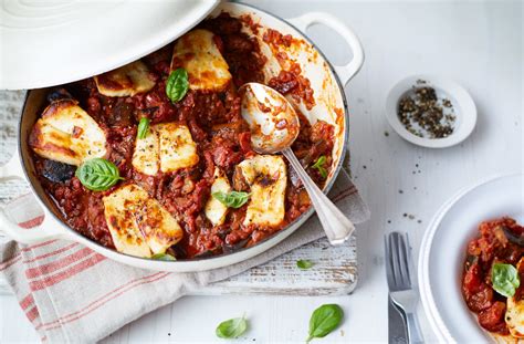 Halloumi Bake Halloumi Recipes Tesco Real Food