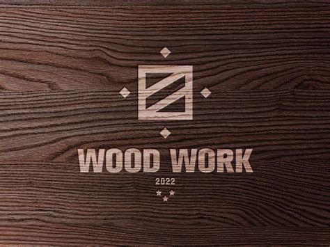 Free Wooden Logo Mockup PSD — Free Mockup World