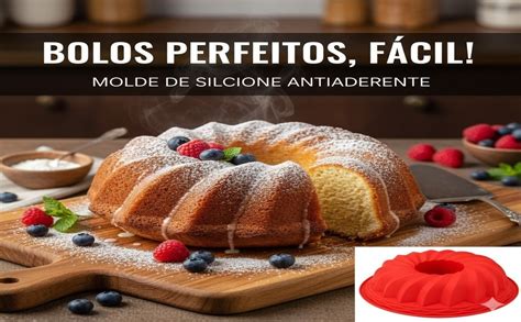 Precisa Untar Forma De Silicone Para Fazer Bolo - Forma de Silicone para Bolo e Pudim Grande | Assadeira Flexível ...
