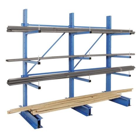 Cantilever Rayonnage Pour Stockage Semi Lourd Simple Face X Mm