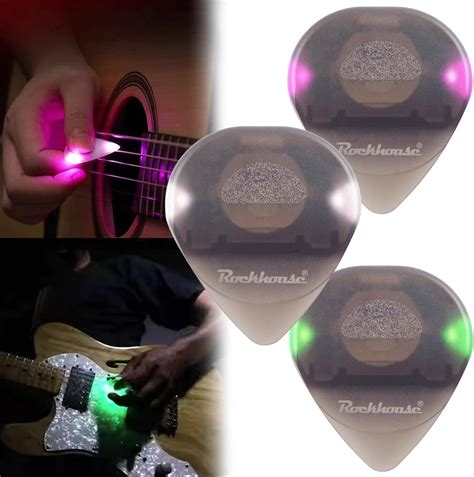 Light Up Guitar Pickluminous Guitar Pickled Guitar Pickukulele Pick