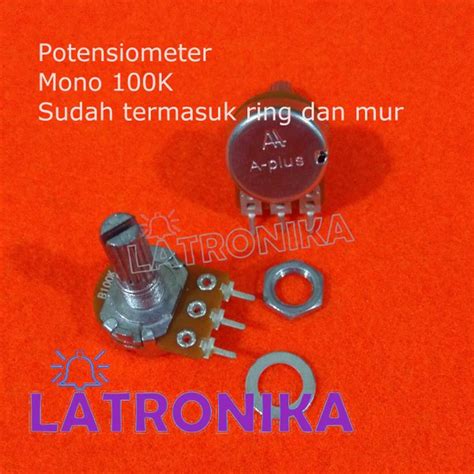 Jual Potensiometer 100K A Plus Mono Potensio 100 K APlus Variable