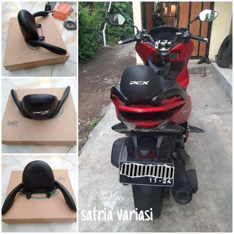 LOKAL Backrest Seat Braces Honda Pcx 150 160cc Local And Thai Shopee