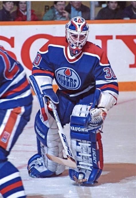 Pin by Pinner on Edmonton Oilers Goalies | Hockey goalie, Hockey cards ...