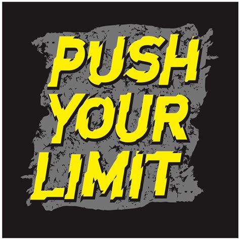 Premium Vector Push Your Limit Slogan Graphics For Typography Premium