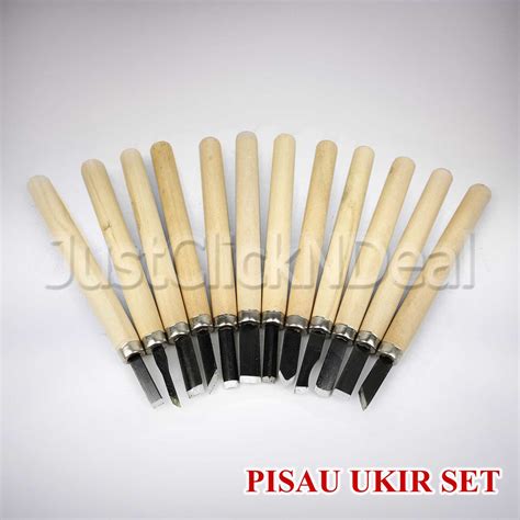 Jual Pisau Ukir Pahat Kayu Set Buah Wood Carving Chisel