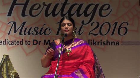 Carnatic Vocal L Shanthi Suresh L Global Heritage Music Fest 2016 L Web