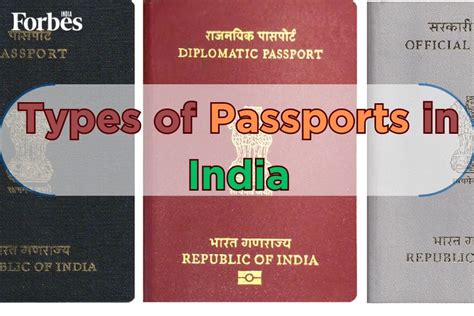 Different Types Of Passports In India And Their Eligibility Requirements Blue White Maroon