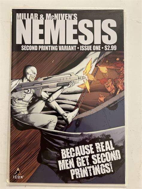 Nemesis 1 2nd Print Variant Mark Millar Steve Mcniven 2010 Comic