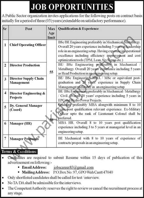 Public Sector Organization Jobs November 2022