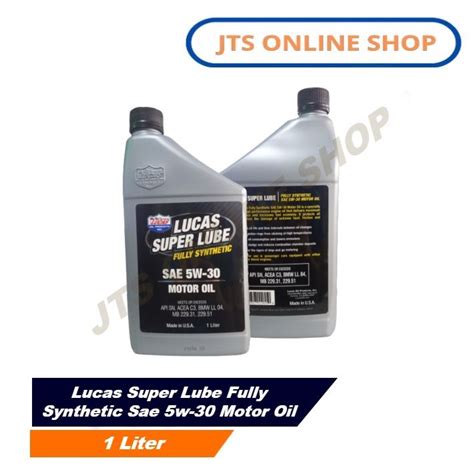 Lucas Super Lube Fully Synthetic Sae 5w 30 Motor Oil Lazada PH