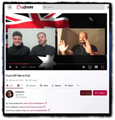 Joel Davis Fuck Off Were Full With Tom And Jacob Oct 24 2024 Transcript Katana17