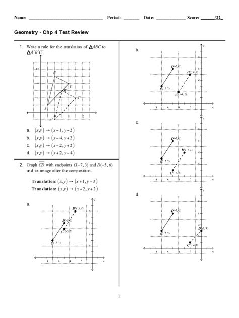 Fillable Online Chapter 4 Test Form 2A Fax Email Print PdfFiller