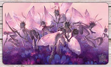 Playmat Magic The Gathering Bitterblossom 1 Dos Reis Playmats