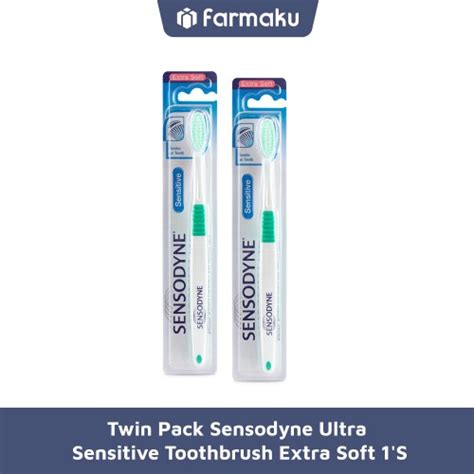 Jual Twin Pack Sensodyne Ultra Sensitive Toothbrush Extra Soft 1s Farmaku