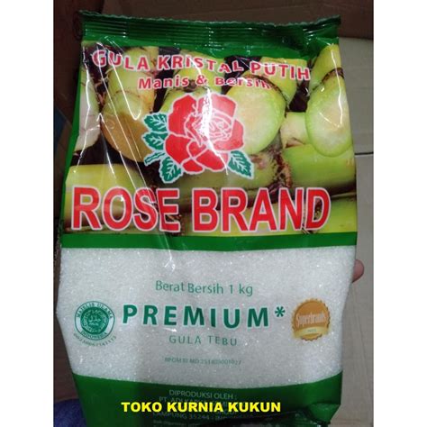 Jual Rose Brand Gula Pasir Kg Premium Kuning Shopee Indonesia