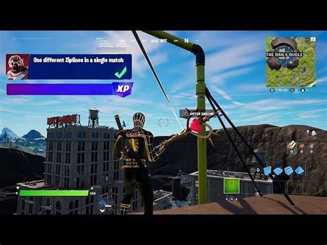 Where To Find And Use Different Ziplines In A Single Match In Fortnite