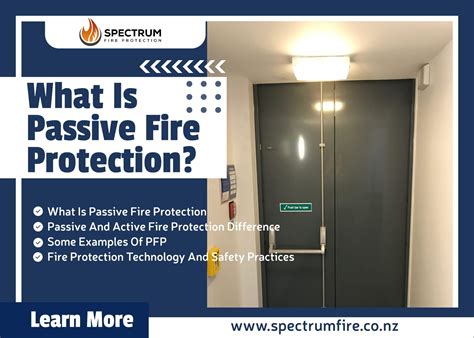 What Is Passive Fire Protection Spectrum Fire Protection