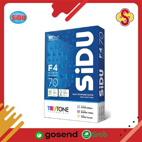 Jual Kertas Hvs Sidu F4 70 Gr Isi 500 Lembar Shopee Indonesia