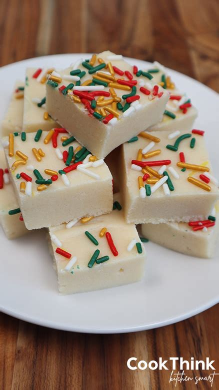 Easy Christmas Sugar Cookie Fudge Holiday Recipe Cookthink