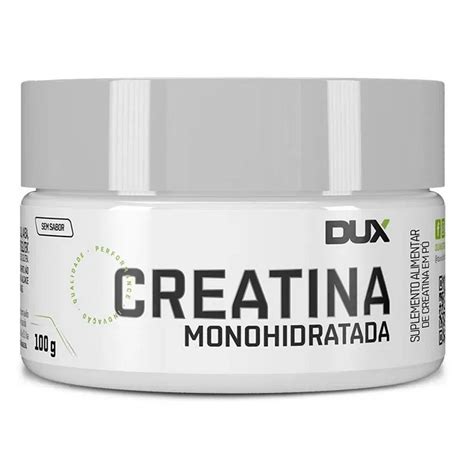 Creatina Pura Monohidratada 100g Dux Nutrition 954766 Droga Raia