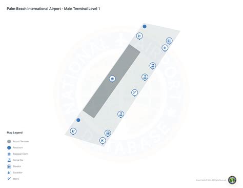 Palm Beach Airport PBI Terminal Maps Airport Guide