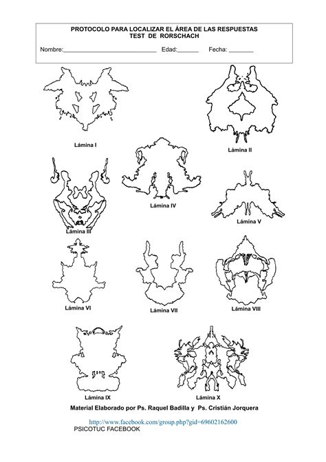 Manual Test De Rorschach Pdf Descarga Gratuita