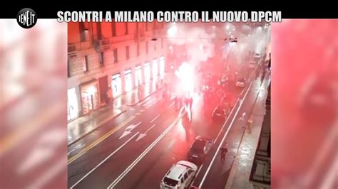 Manifestazione A Milano Contro Il Nuovo Dpcm Molotov Corteo E