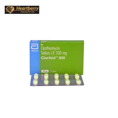 Clarbid Mg Tablet Clarithromycin At Rs Box Antibiotic