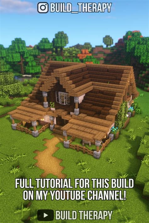 Rustic Minecraft Farmhouse