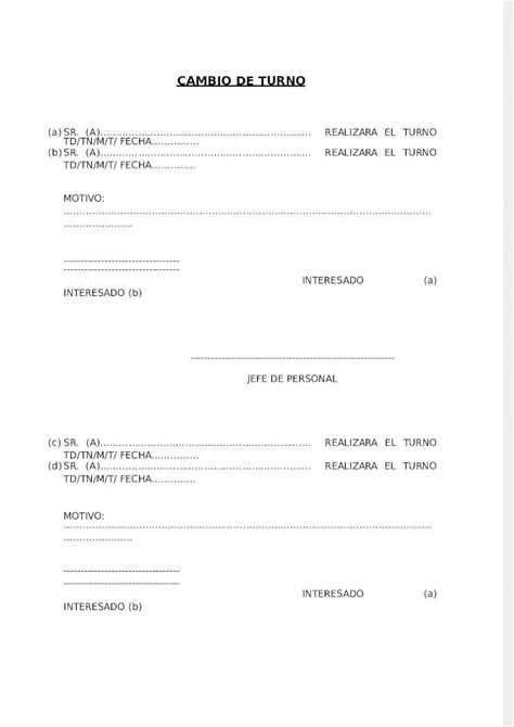 Pdf Modelo De Ficha De Cambio De Turno Dokumen Tips