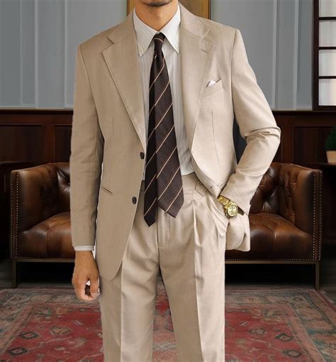 Collar Cotton Suit 2 Piece Sets Vintage Button Cotton Suit Men Casual