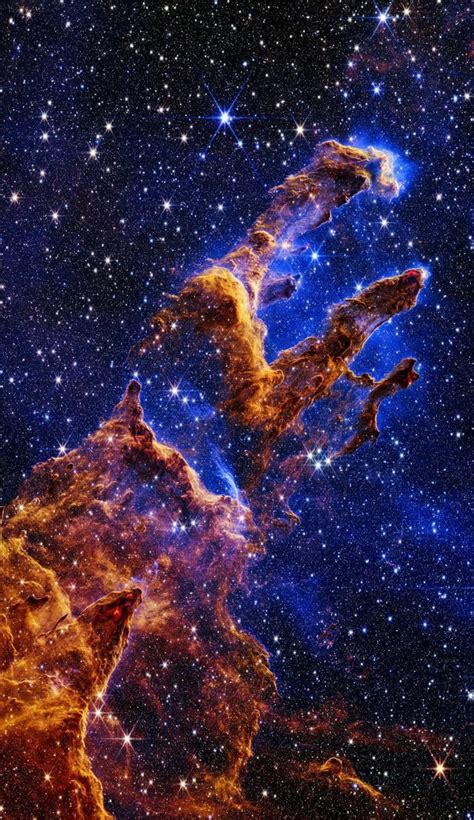 I Tweaked The Balance Of The Jwst Pillars Of Creation R Spaceporn