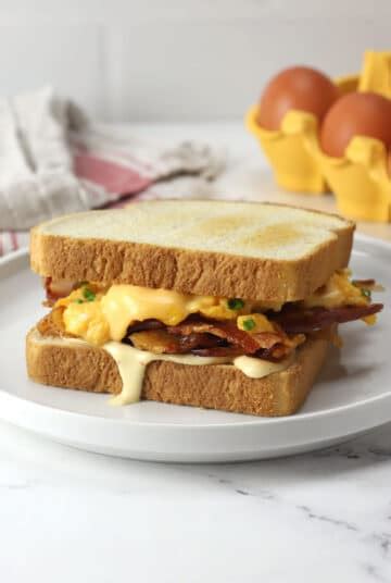 Bacon, Egg, and Cheese Sandwich - The Toasty Kitchen