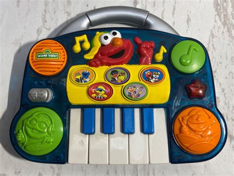 Sesame Street Elmo's Rockstar Piano DJ Musical Instrument Vintage 1998 ...