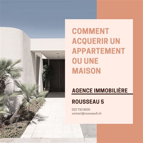 Comment Acqu Rir Un Appartement Ou Une Maison Rousseau