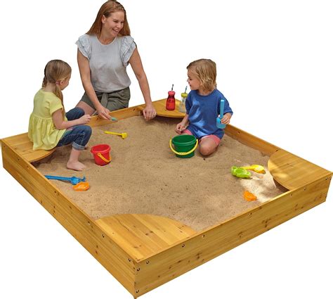 Kidkraft 130 Backyard Sandbox Brown Sandboxes Amazon Canada