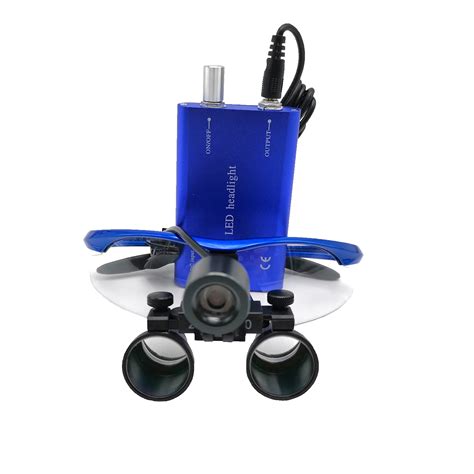 Binocular Loupe X Magnifiers With Surgical Material Led Headlight