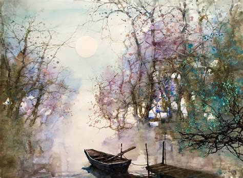 Watercolor Paintings By Z L Feng