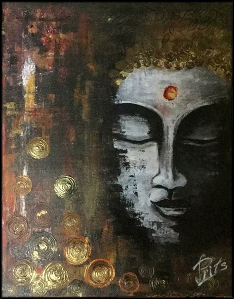 Inner Peace Painting by Pritanshee Singh | Saatchi Art