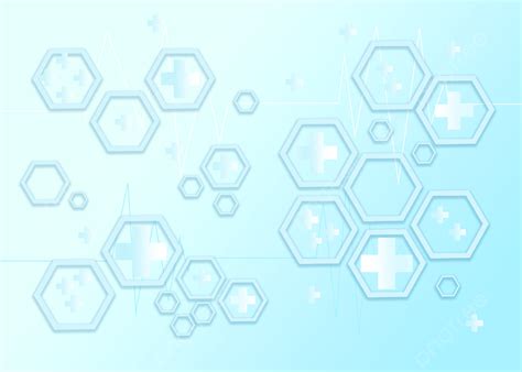 Hexagon Hollow Medicine Background Blue And White Color Hexagon Medicine Background Image And