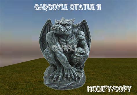 Second Life Marketplace Gargoyle Statue 11