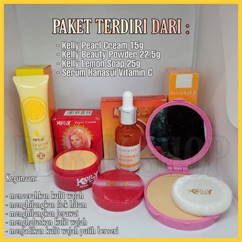 Jual Paket In Kelly Kosmetik Plus Serum Vitamin C Hanasui Cream