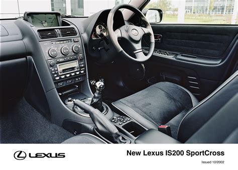 IS 200 Sportcross Interior (2002 - 2004) - Lexus Media Site