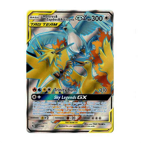 Mavin Pokemon Hidden Fates Moltres Zapdos Articuno Gx Promo Sm Tag