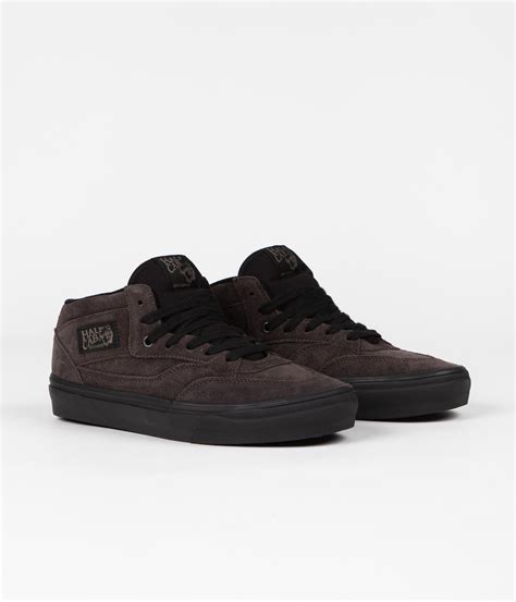 Vans Skate Half Cab 92 Vcu Shoes Dark Brown Black Flatspot