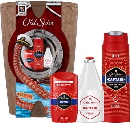 Old Spice Captain Barel Coffret Cadeau Pour Homme Notino Be