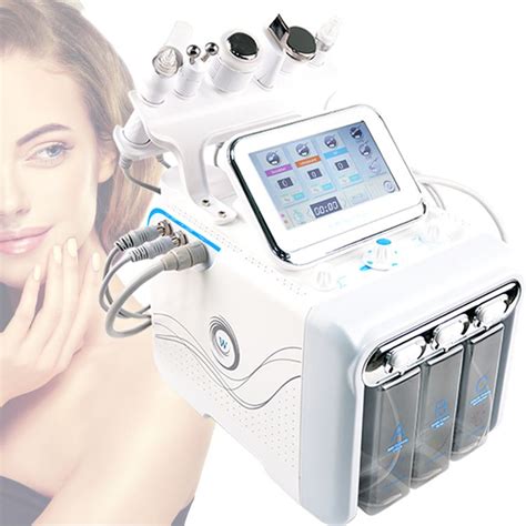 6 In 1 Hydra Facial Hydrodermabrasion Oxygen Gun H2O2 Spray Water