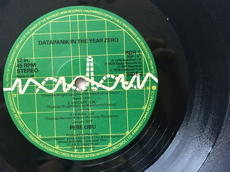 Pere Ubu Datapanik In The Year Zero Lp Vinyl Record Album Etsy