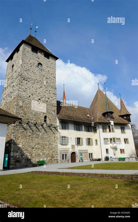 Spiez Castle, Switzerland Stock Photo - Alamy